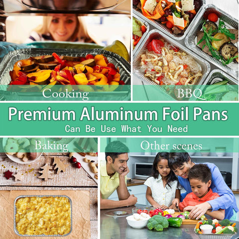 WANBAO takeout foil pans with lids for easy transport