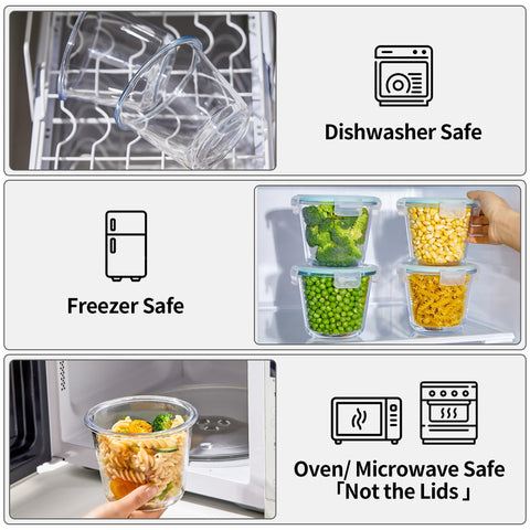 Wancilock glass container microwave-safe for quick reheating.