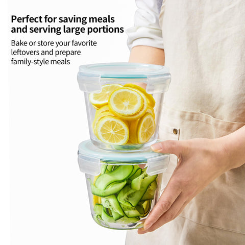 Wancilock round deep soup containers ideal for freezer storage.