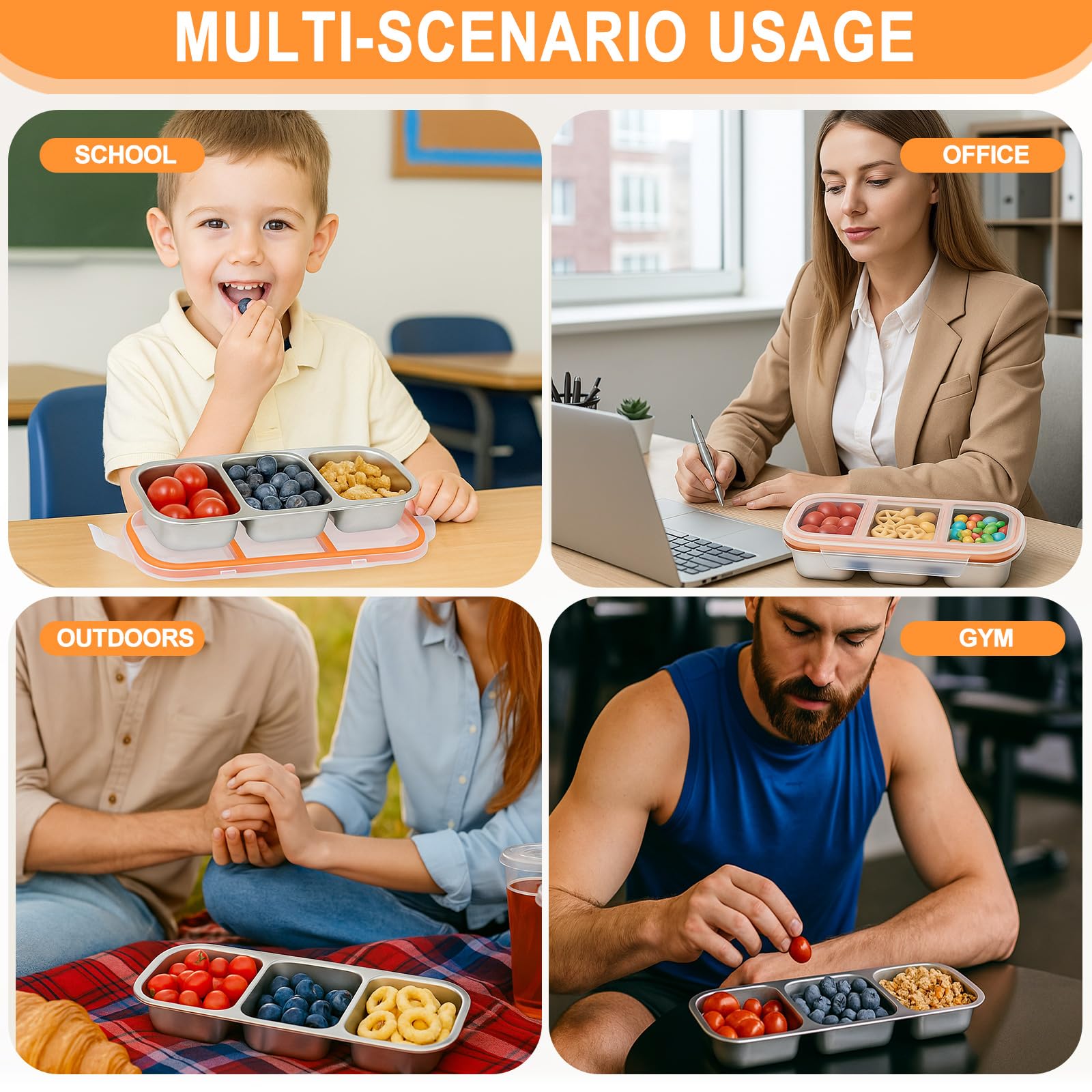 Perfect for school, home, and travel snacks for adults and kids.