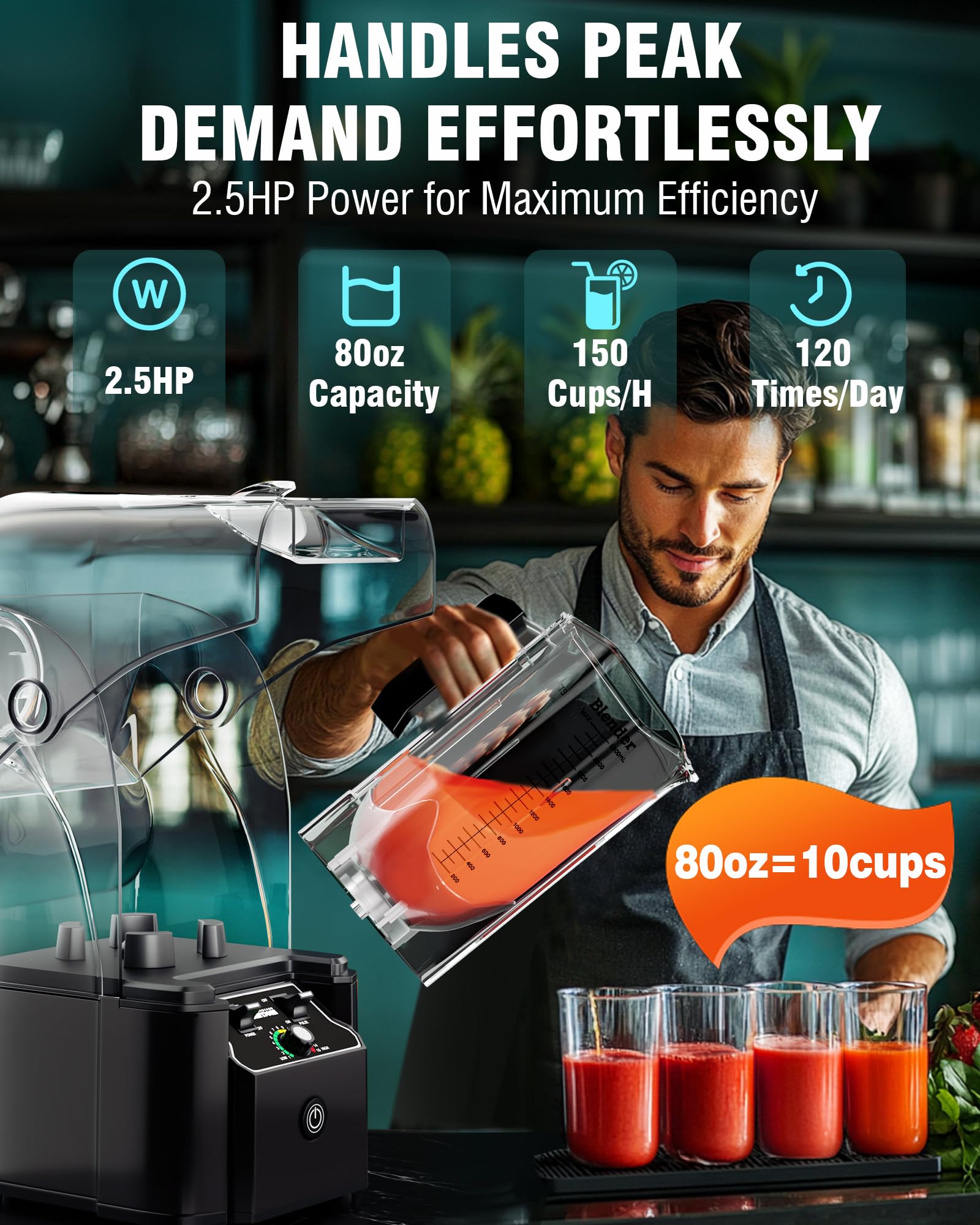 WantJoin dual-direction blades ensure consistent texture across batches