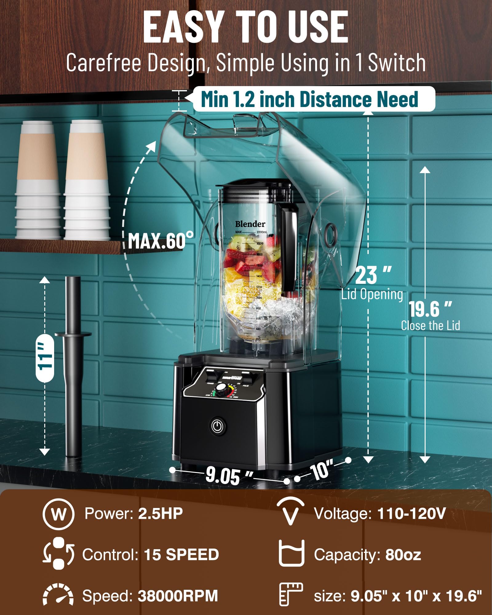 WantJoin self-cleaning design simplifies cleanup after busy service