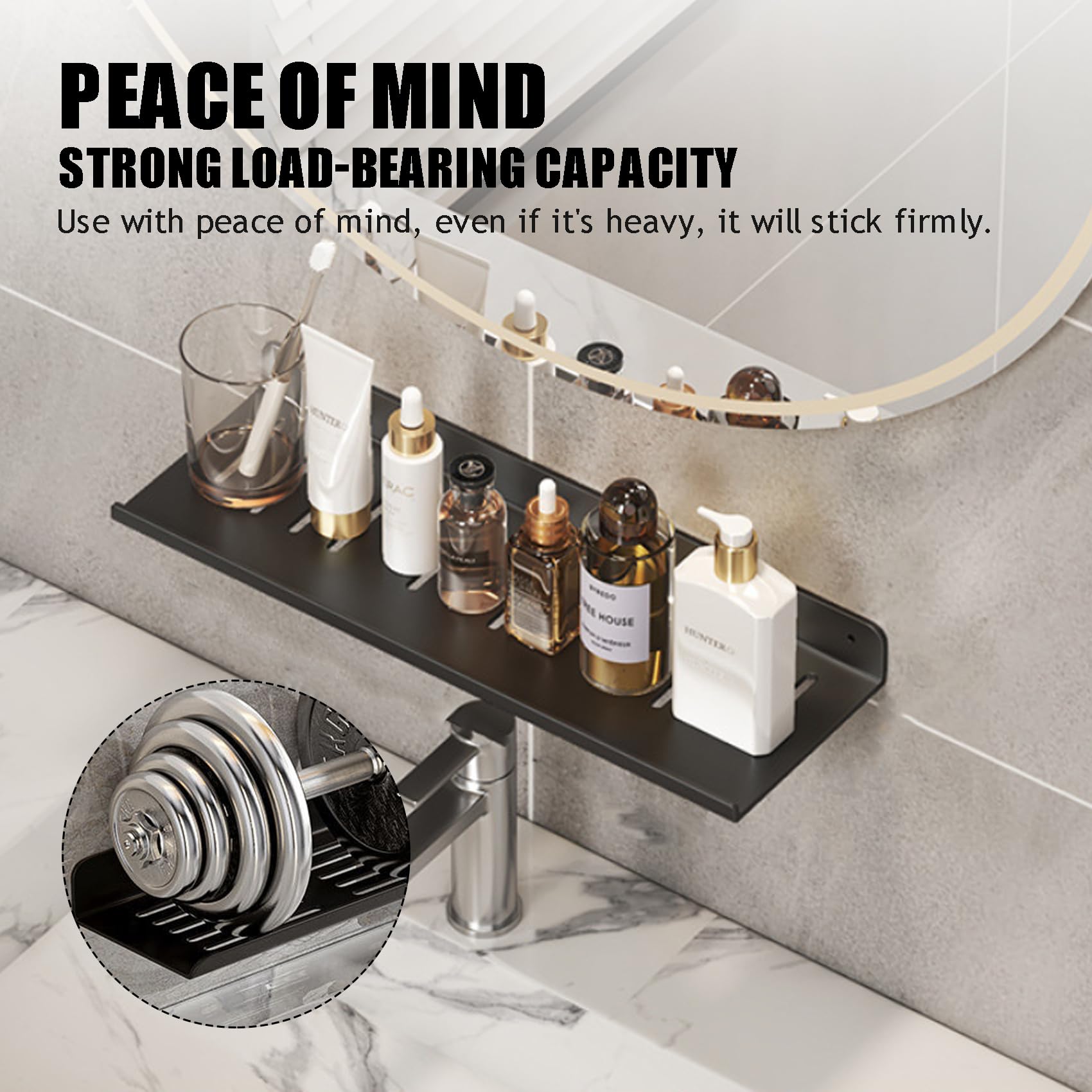WANYISHUN 40cm drain holes promote airflow and quick-drying storage.