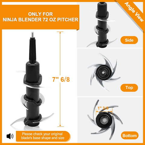 WARDFYT blade base shape check image confirming Ninja compatibility.