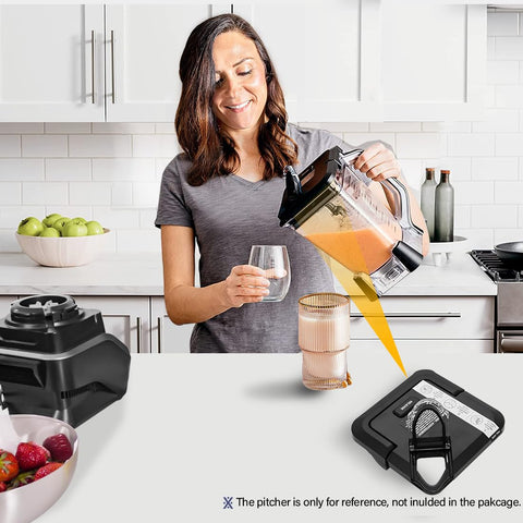 WARDFYT compatible ninja-72oz lid, side view, helps you restore your pitcher’s performance affordably