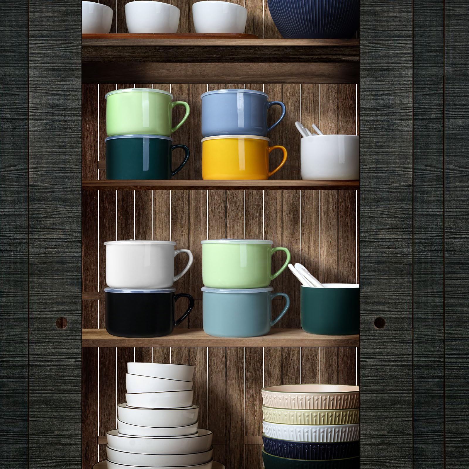Wareland multiuse bowls suitable for cereal, soup, pasta and more.