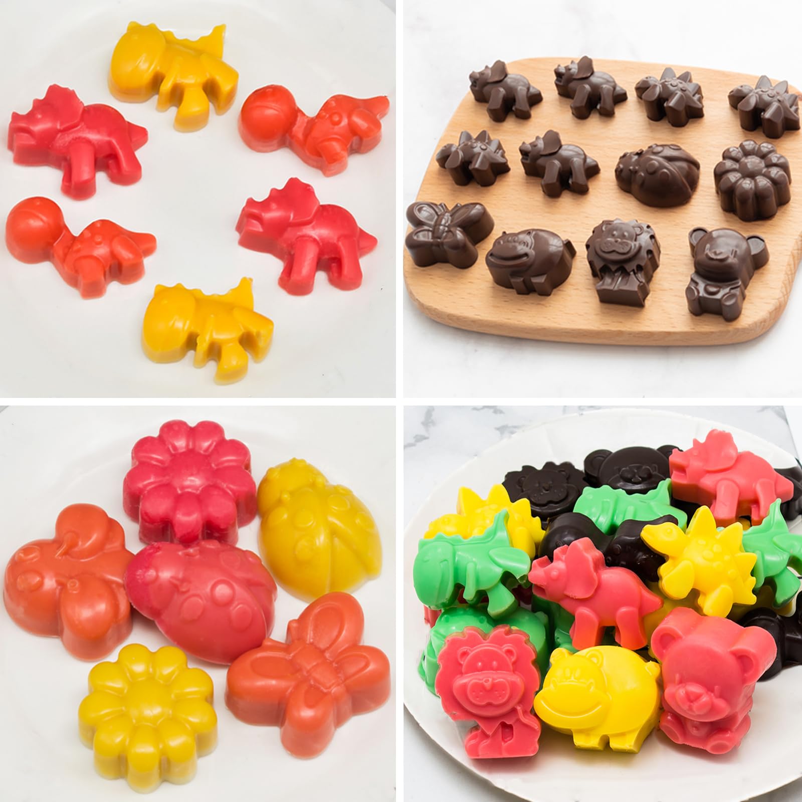 Warm Time butterfly mold detail emphasizes effortless pop-out design.