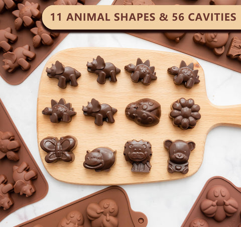 Warm Time butterfly molds 2-piece set perfect for colorful treats and desserts.