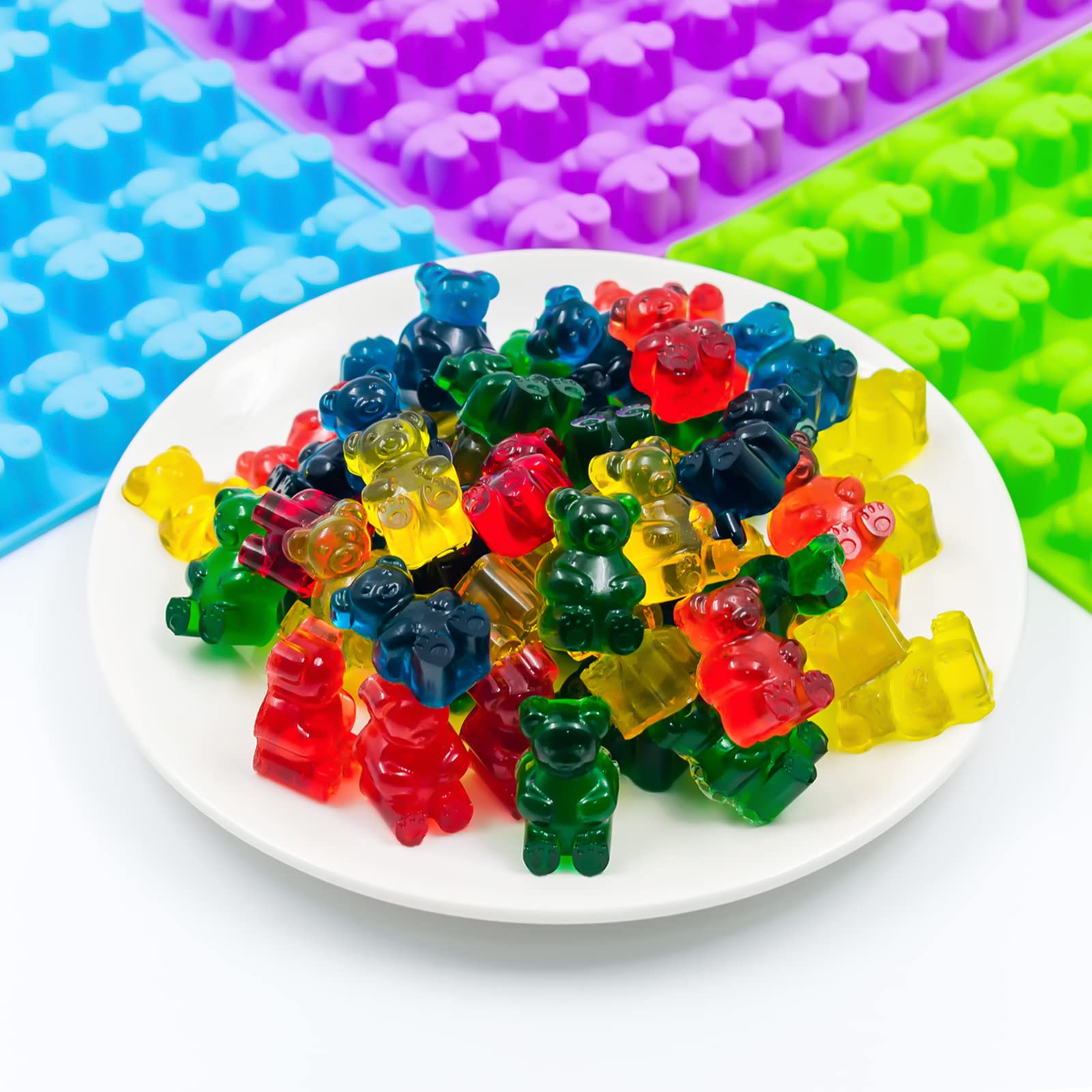 Warm Time non-stick surface allows easy release of each bear from the mold.