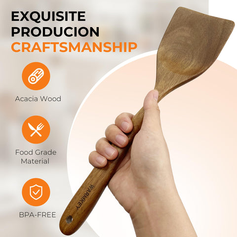 Warmkey smooth finish reduces sticking and simplifies cleanup.