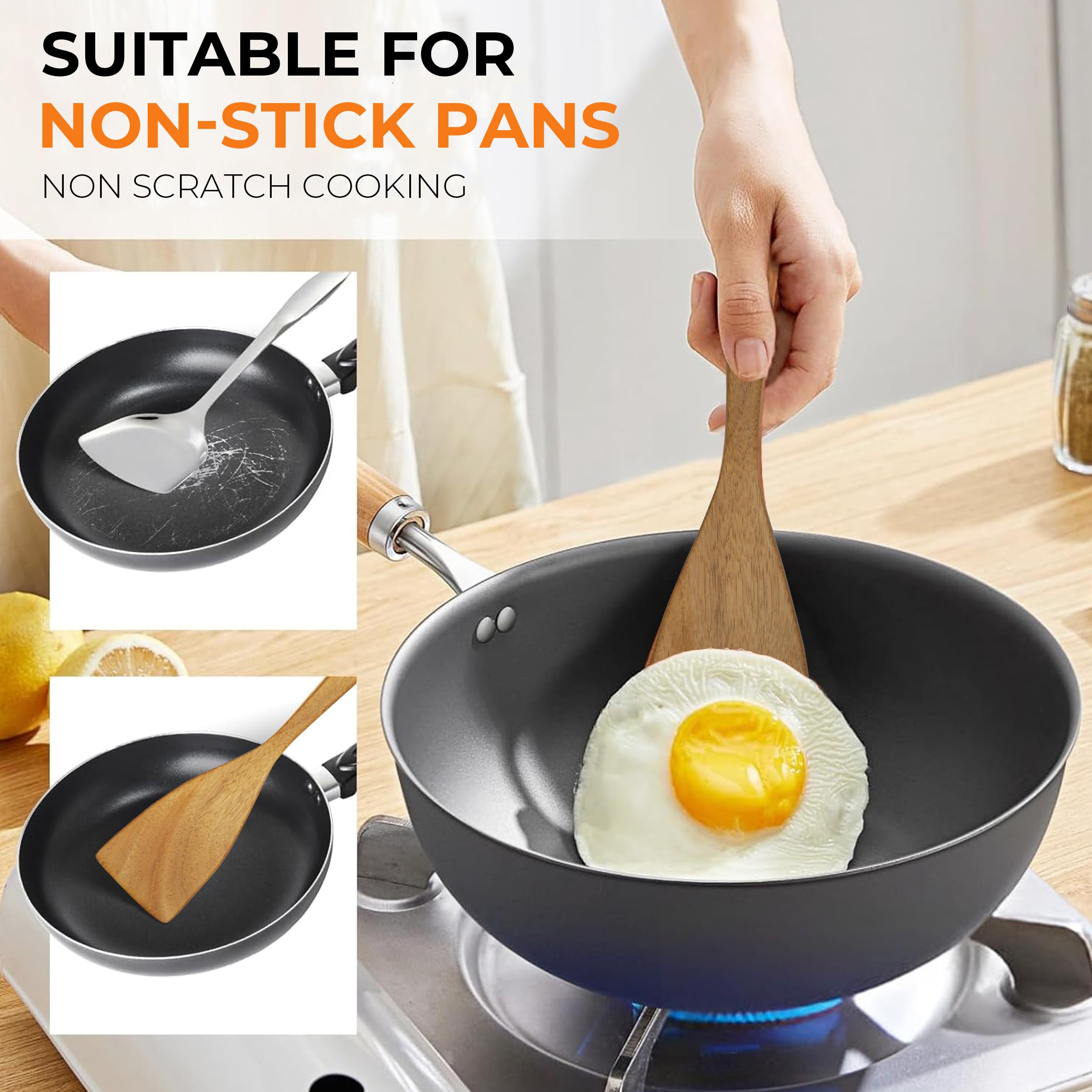 Warmkey sustainable wooden utensils designed to resist heat and last.