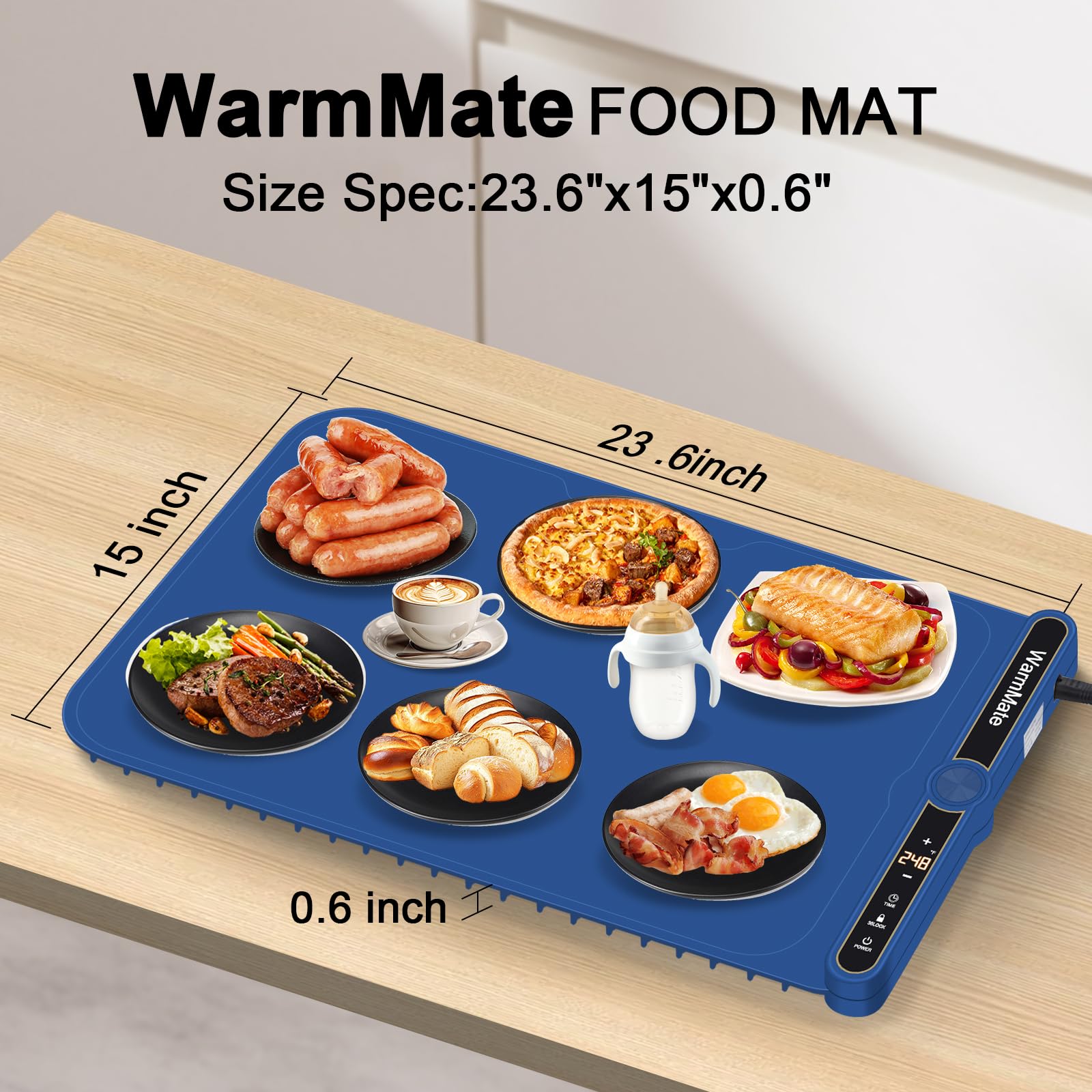 WarmMate easy-clean surface designed for hassle-free maintenance.