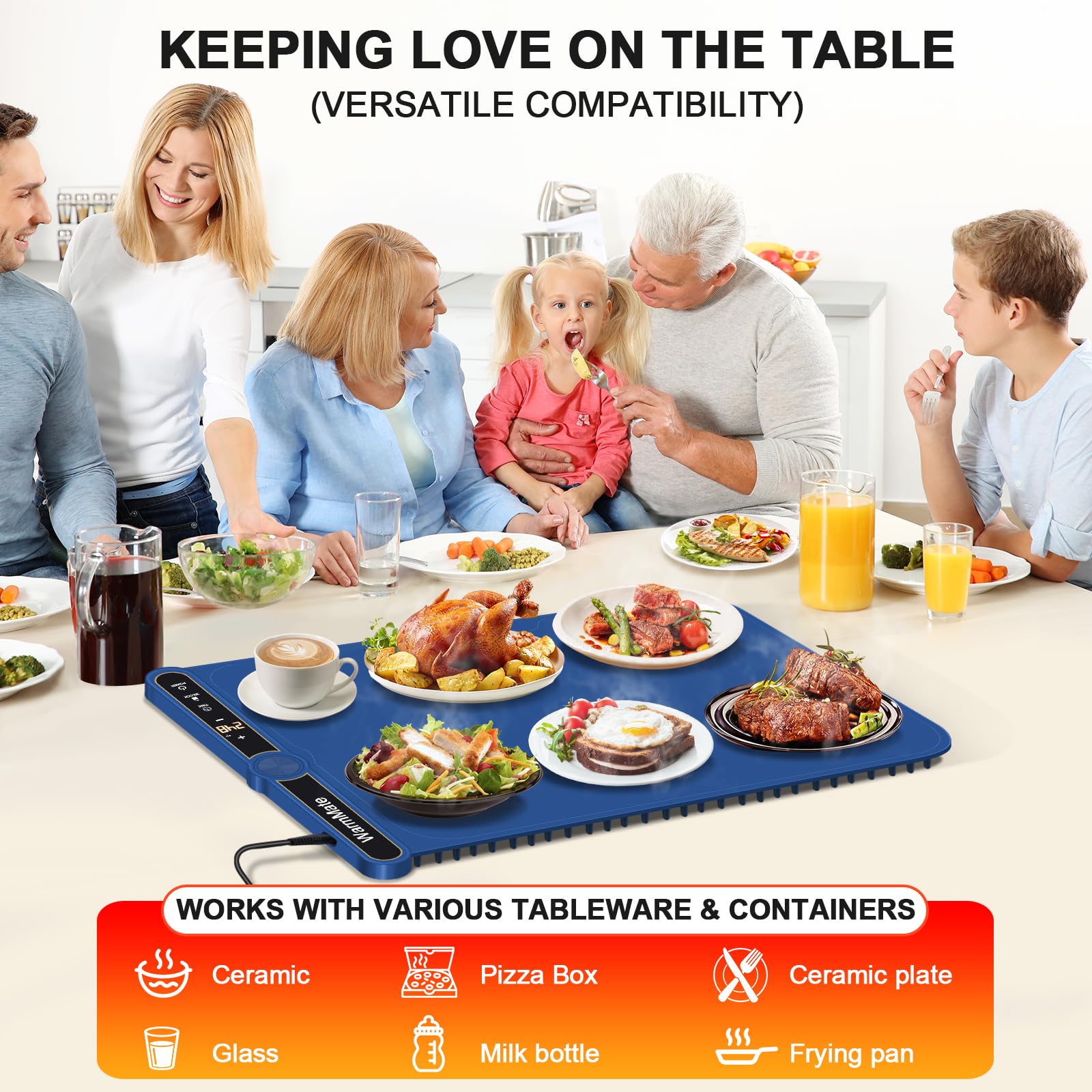 WarmMate ideal for buffets and parties with steady serving temperature.