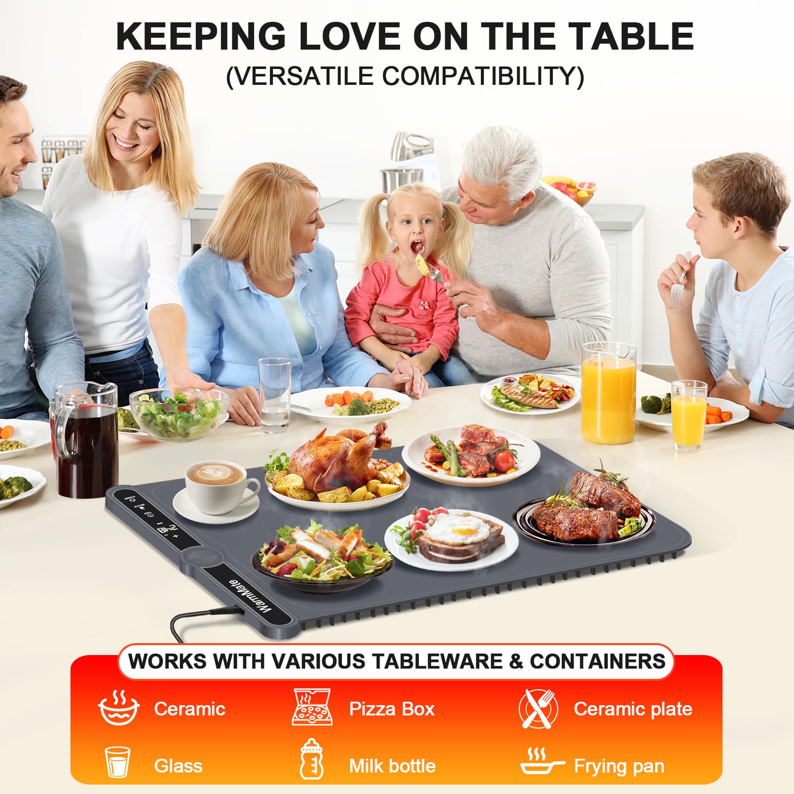 WarmMate ideal for buffets, parties, and festive meals