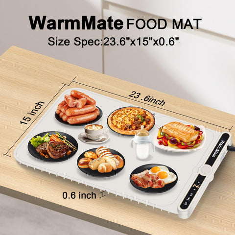 WarmMate keeps multiple dishes warm at a busy buffet