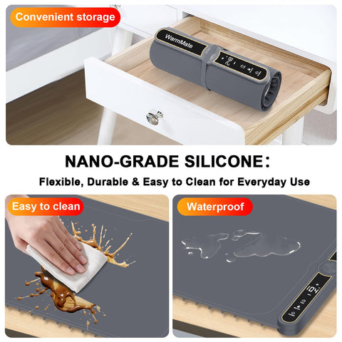 WarmMate silicone nano coating provides durable, stain-resistant surface