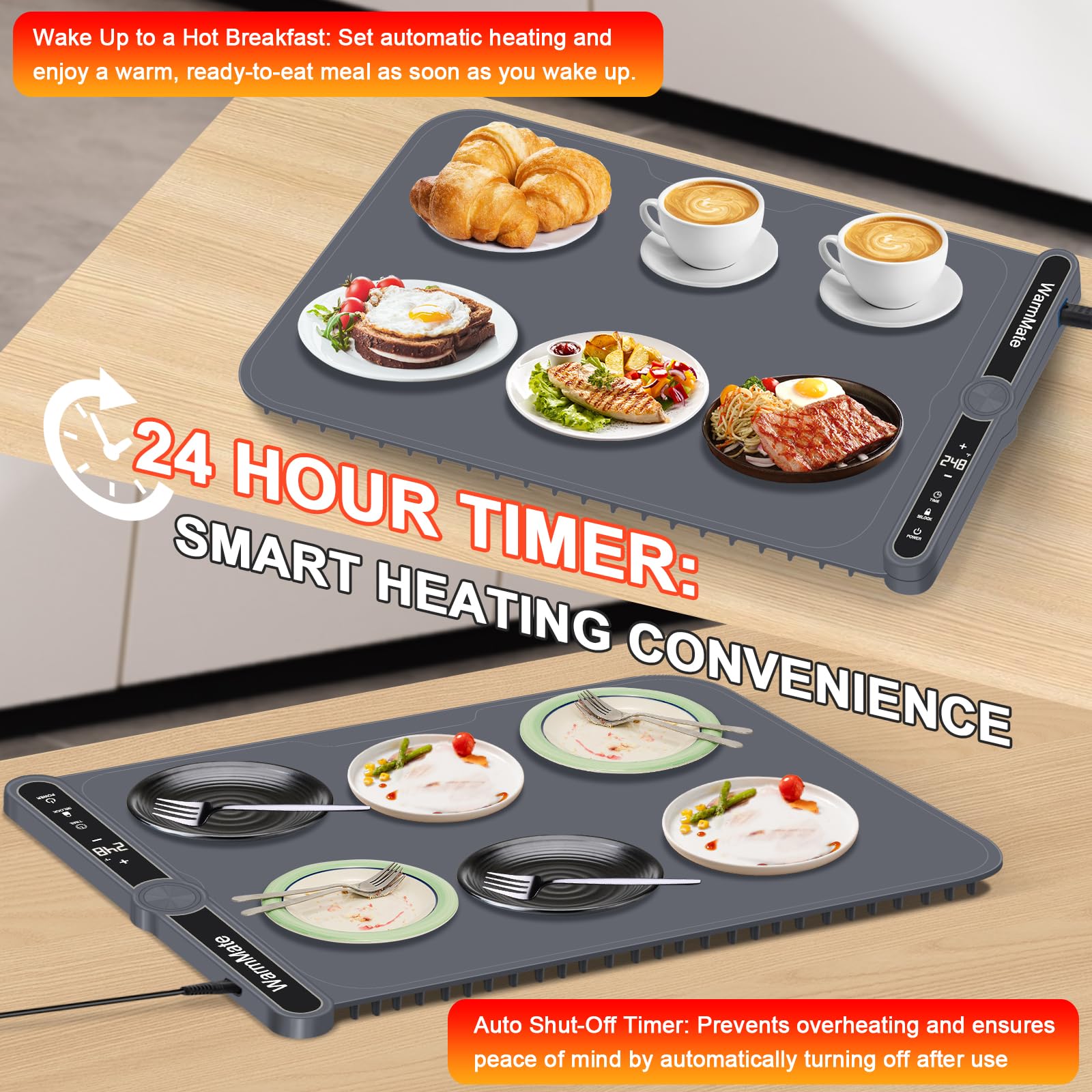 WarmMate distributes uniform heating across the entire mat