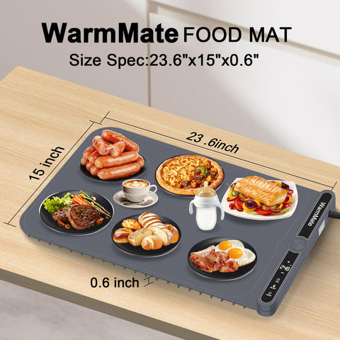 WarmMate compatible with glass, ceramic, stainless steel, and more