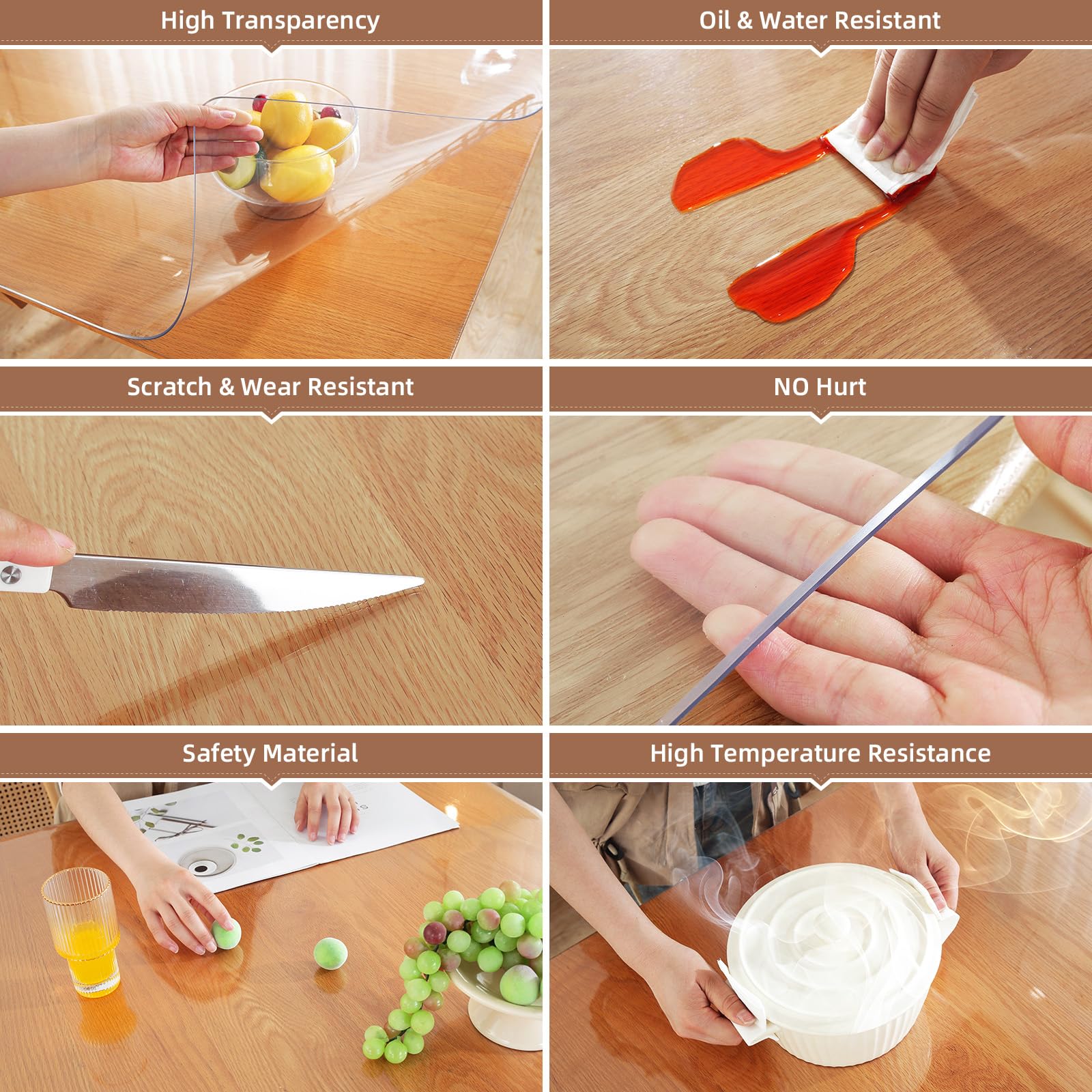 Warmstar table protector being cut to fit with ruler and scissors