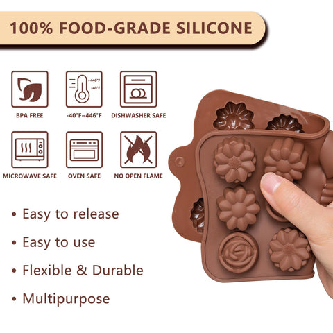 Warm Time star mold, non-stick design for clean candy shapes.