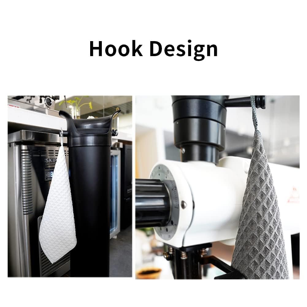 Watchget barista towels clean countertops and mugs while staying soft and absorbent.