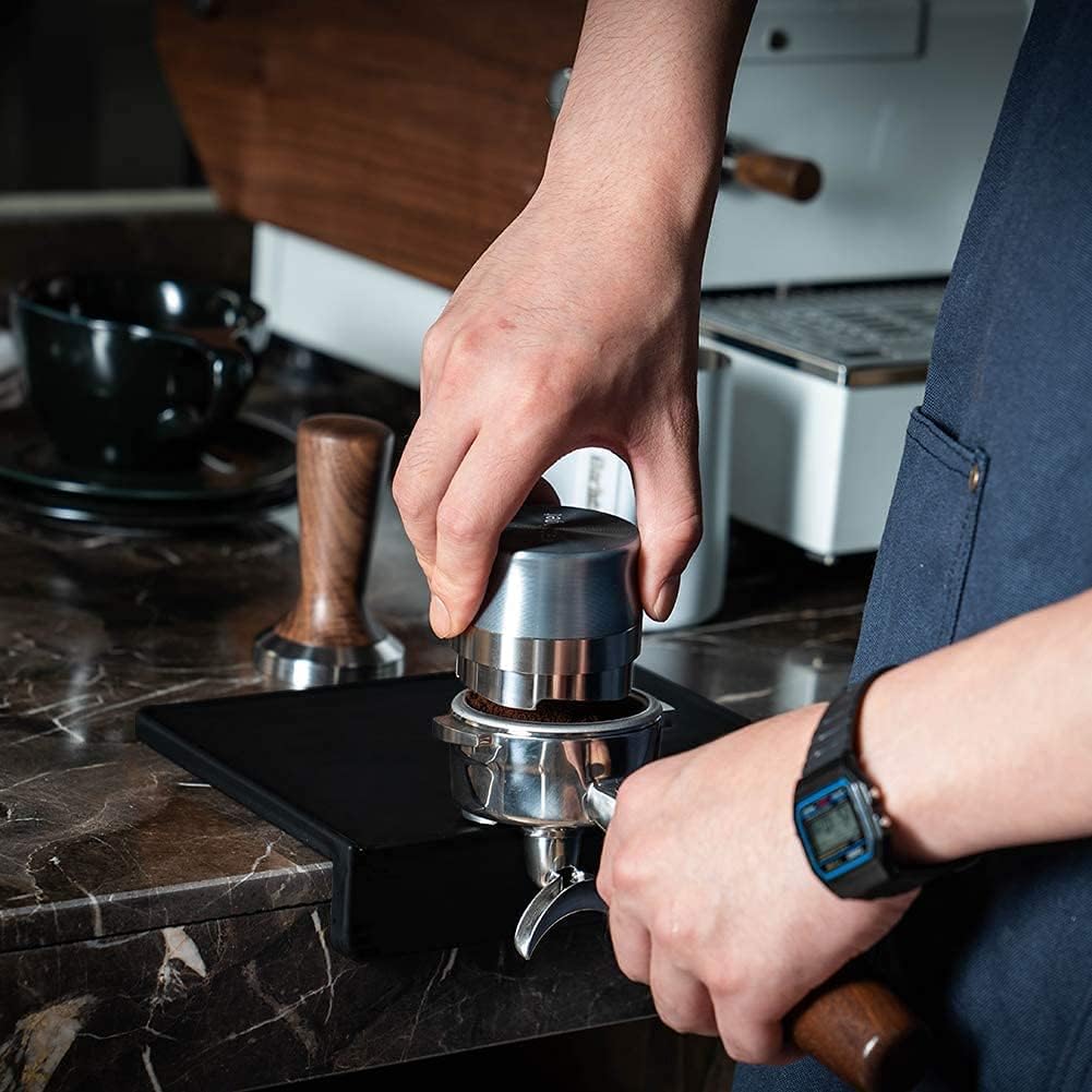 Watchget Espresso Tamping Mat waterproof surface easy to clean after use