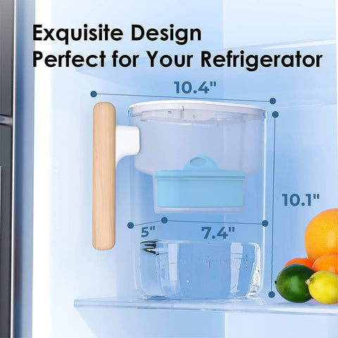 Waterdrop Alkaline Chubby pitcher intelligent indicator for easy monitoring