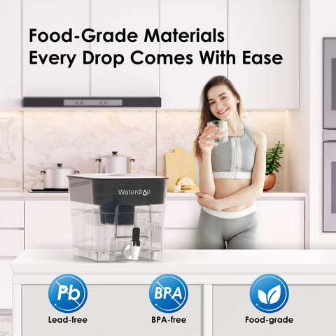 Waterdrop BPA-free materials ensure safe daily hydration.