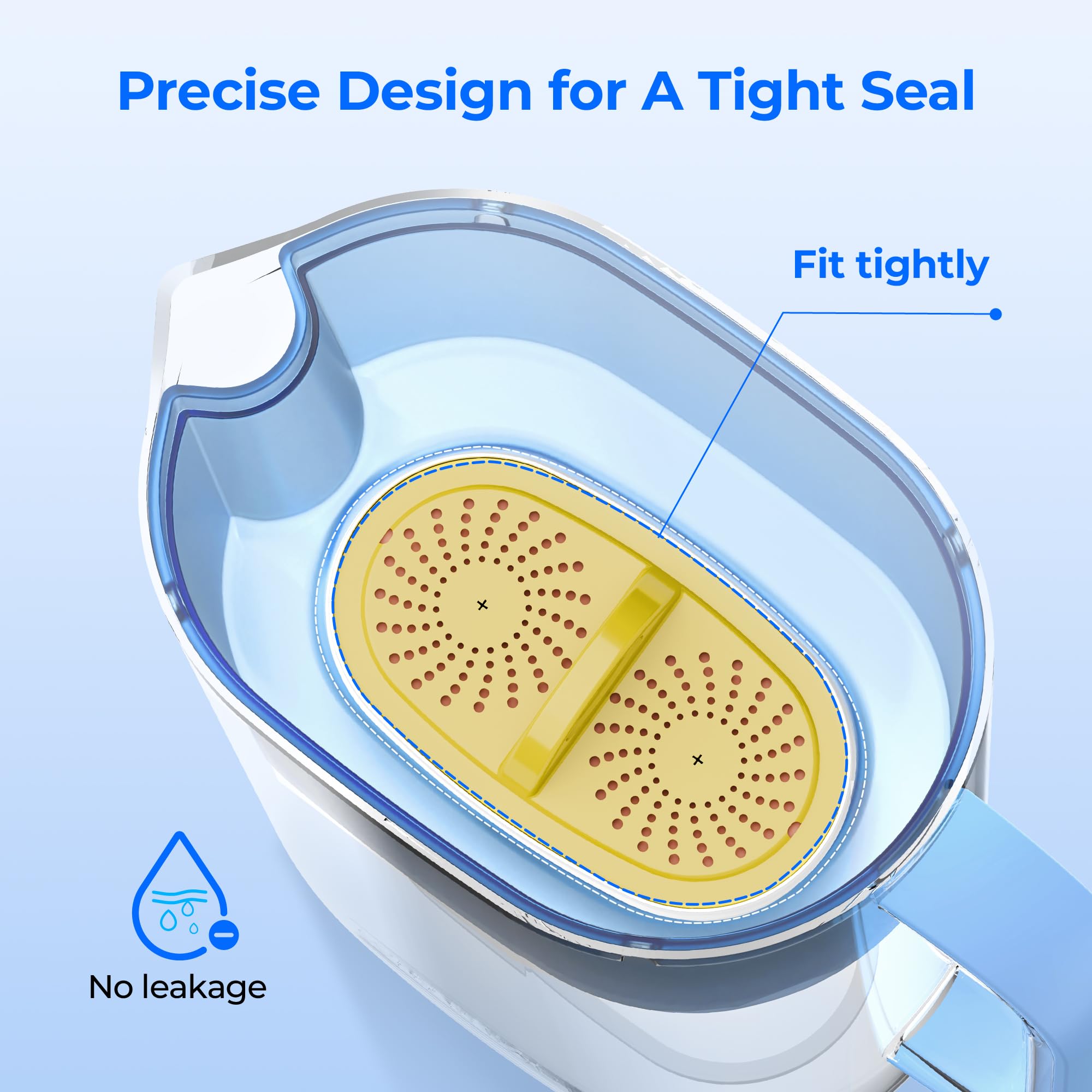 Waterdrop chlorine and odor reduction improves water taste.