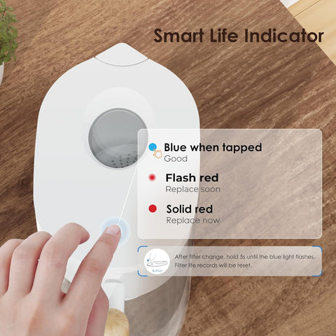 Waterdrop pitcher fits most refrigerators and measures 10.4 by 5 by 10.1 inches.