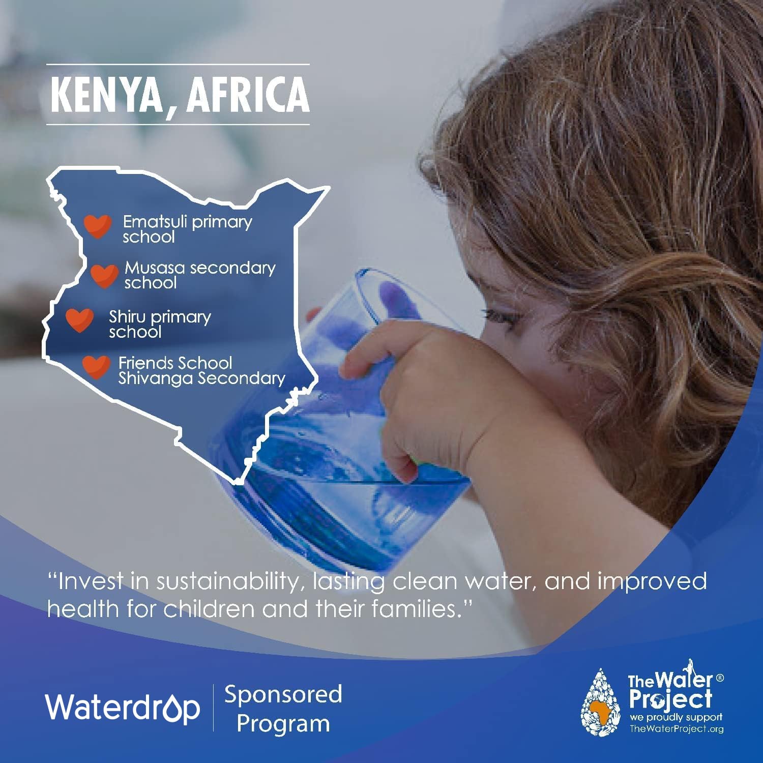 Waterdrop includes 1 filter, great for homes or offices.