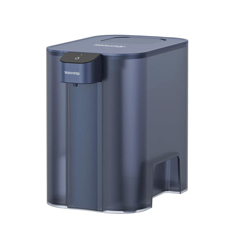 Waterdrop large 27-cup dispenser front view showing ample capacity for family use