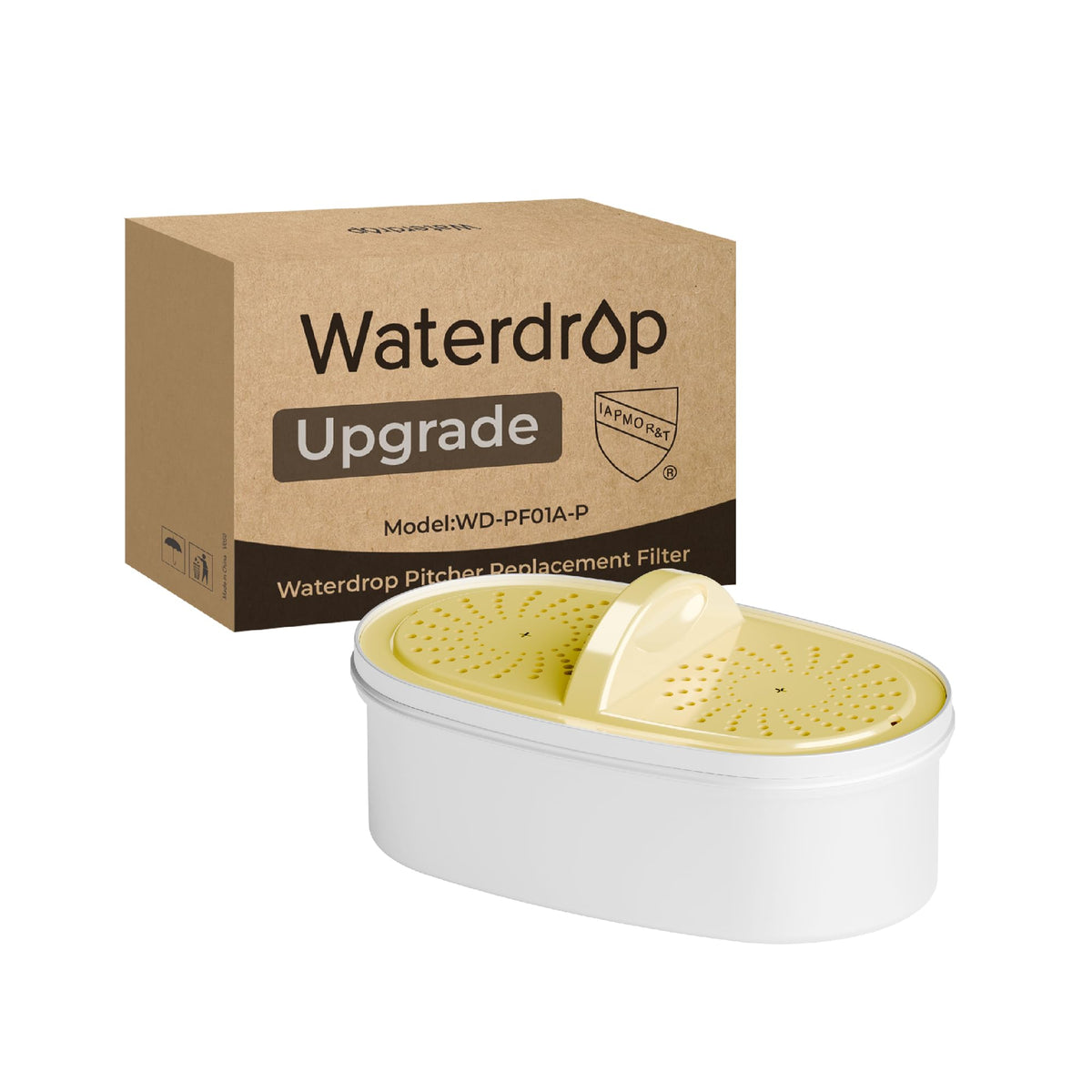 Waterdrop Upgrade filter fits all Waterdrop pitchers and dispensers with leak-free seals.