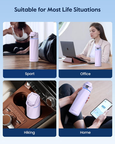 WaterH BOOST bottle in use during workouts shows a comfortable grip.