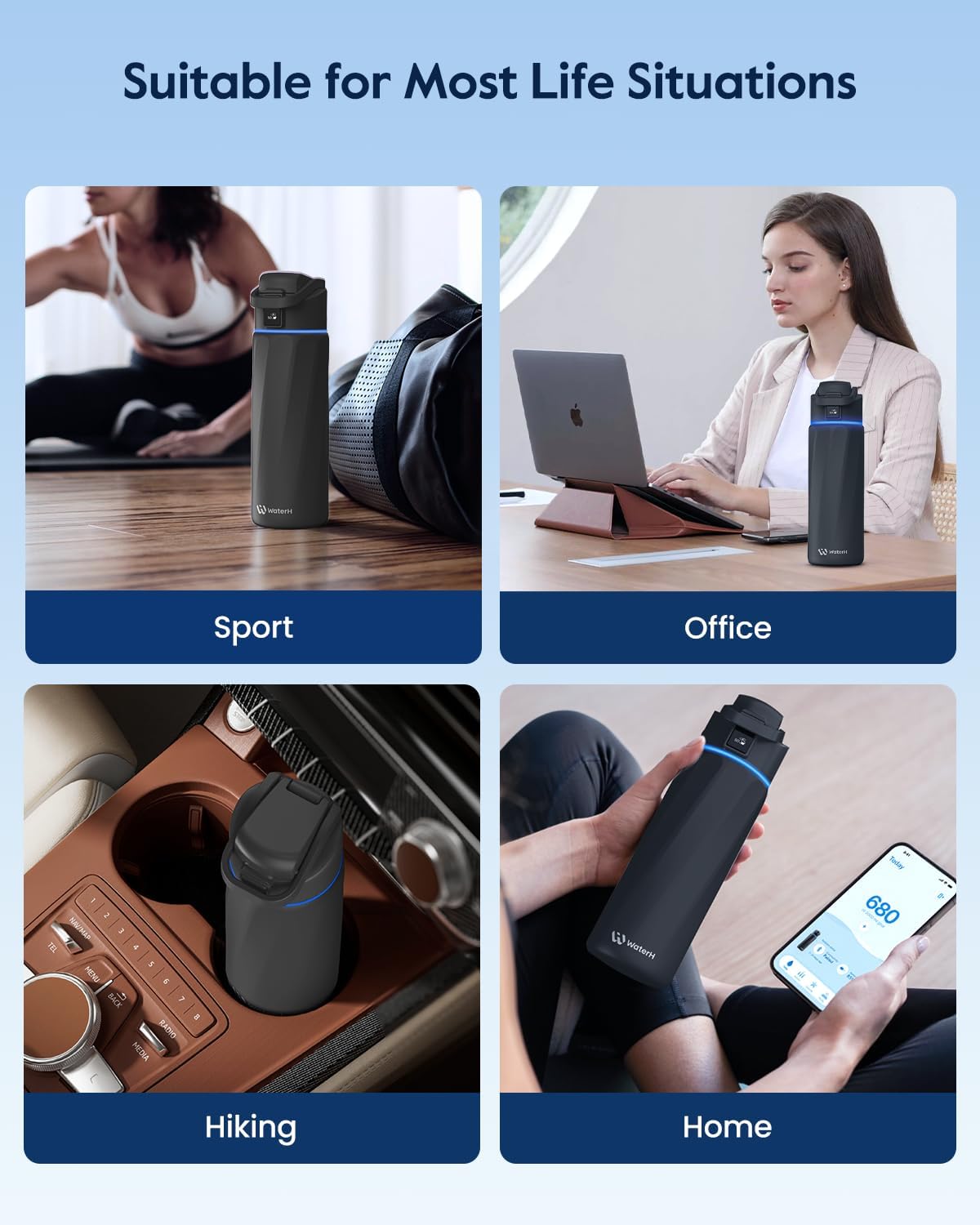 WATERH Boost bottle SGS-tested accuracy claim