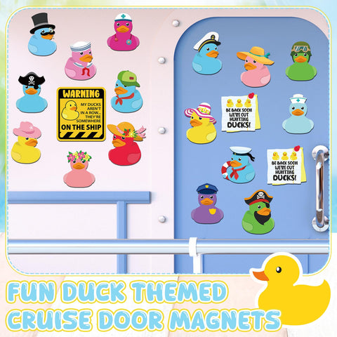 Watersay chef duck door magnet brings fun energy to fridge or cabin door.