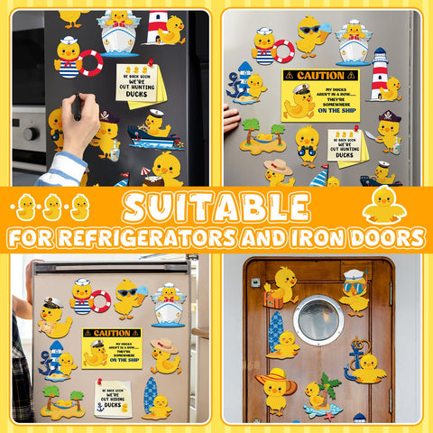 Watersay photo-taking duck magnet helps identify your cabin in busy ship hallways.