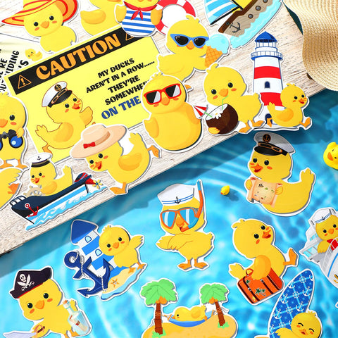 Watersay rowing duck magnet offers nautical whimsy and easy magnetic attachment.
