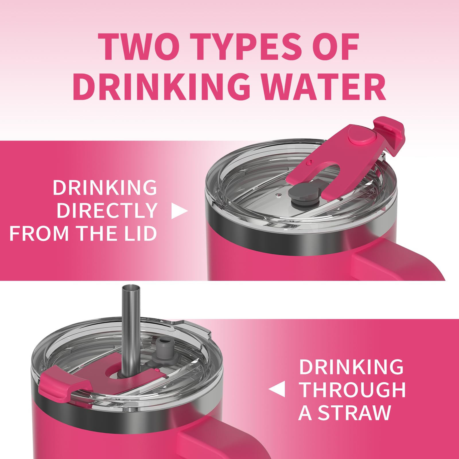 Watersy double-wall insulation keeps beverages hot or cold longer