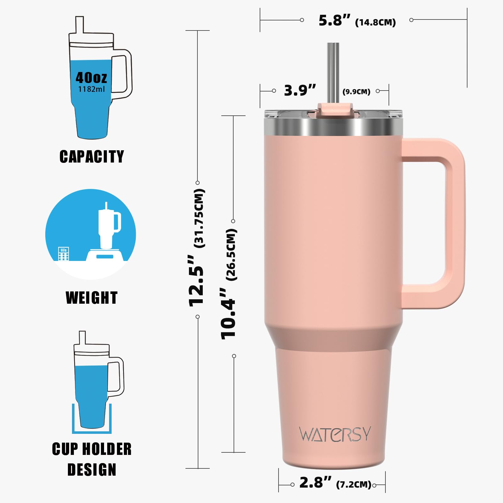 WATERSY stainless steel eco-friendly construction reduces disposable cup use