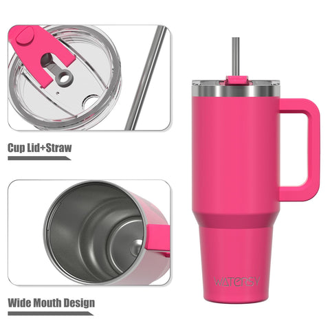 Watersy gift-ready tumbler in glossy pink for gifting