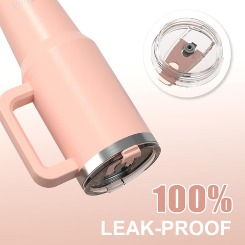 WATERSY leak-proof lid minimizes spills during travel and driving