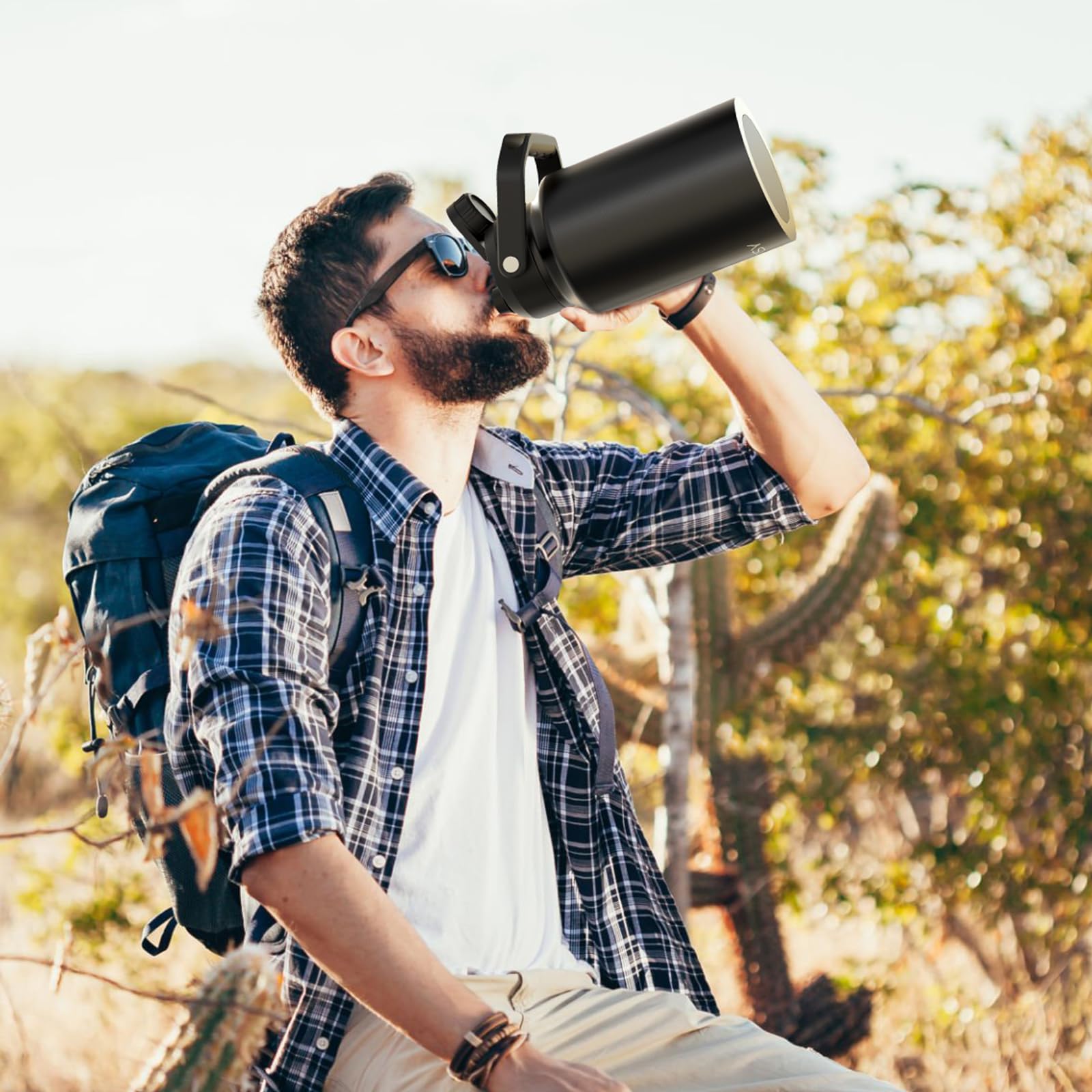 Watersy long-lasting cold and hot performance supports all-day hydration on outdoor adventures.