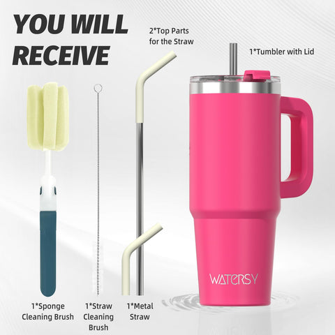 Watersy tumbler lid and straw ensuring leakproof sipping during travel