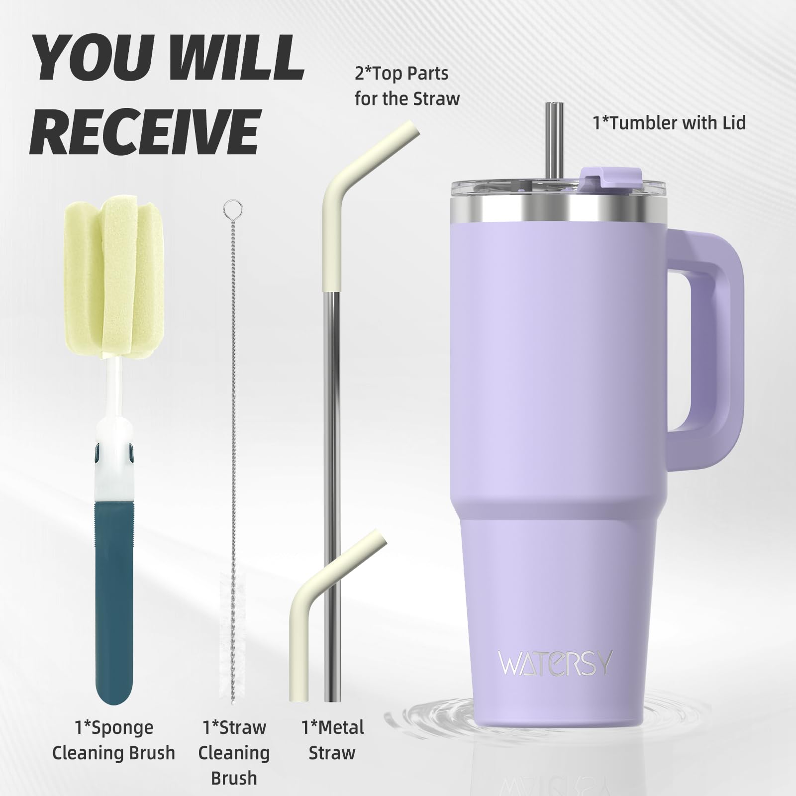 Watersy wide-opening design for easy cleaning and filling