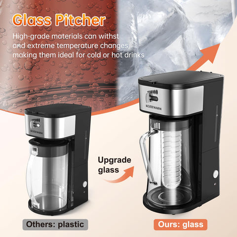Water reservoir with ice for refreshing WATO FT drinks