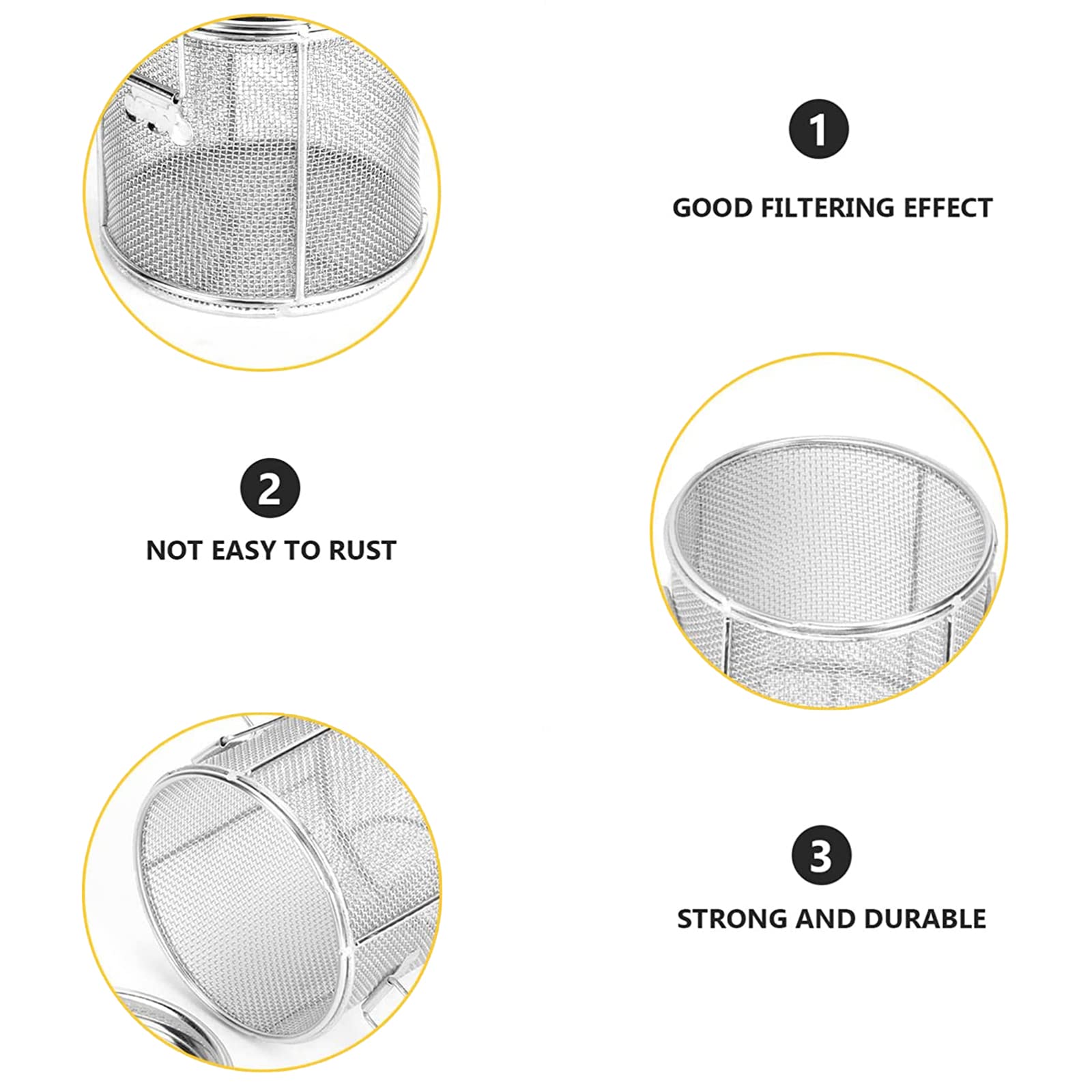 Watris Veiyi hangable filter with chain hook for convenient over-pot use.