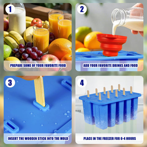 Waybesty no smell design maintains clean, hygienic frozen treats.