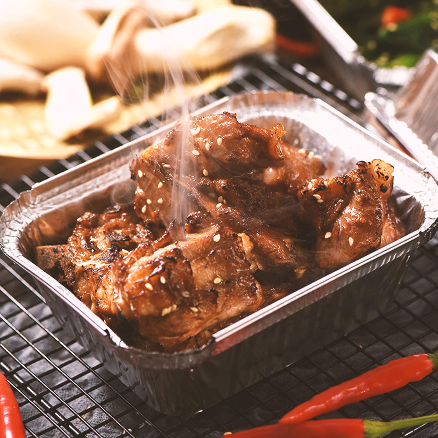 Waytiffer disposable-aluminum-trays recyclable for simple disposal after use.