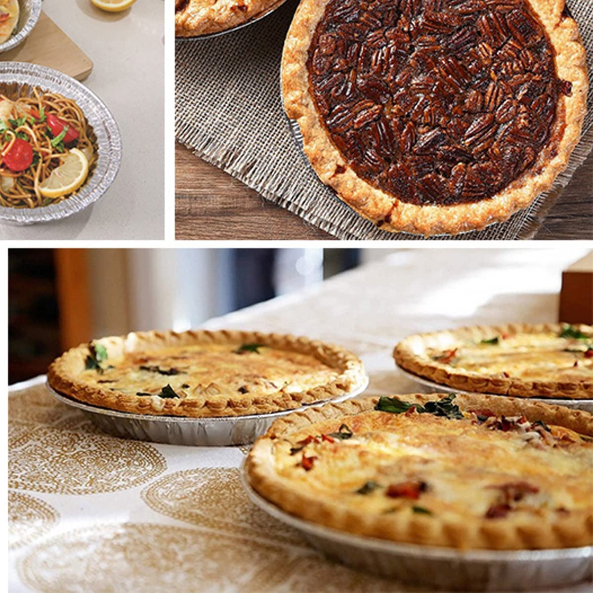 Waytiffer easy-cleanup disposable pans simplify post-meal cleanup.